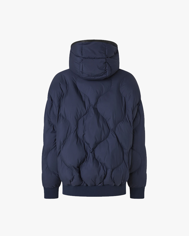 Женский утепленный бомбер Pinko Caviale синий 105336A2OKG82
