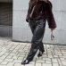 Женские штаны Pinko Panino с боковыми карманами черный 105371A2P4Z99