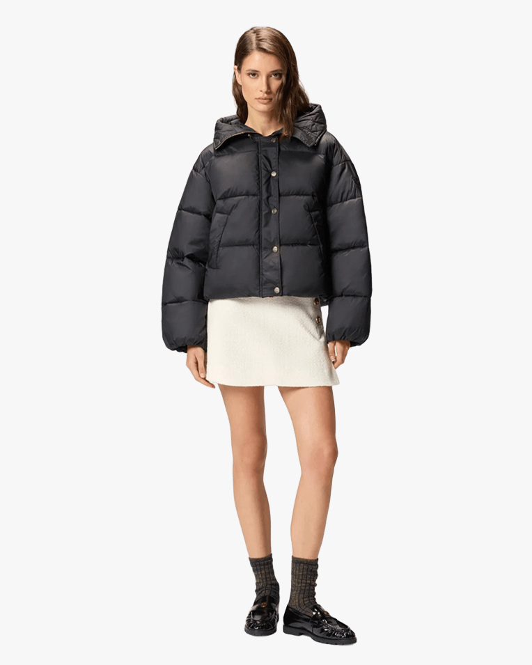 Женская утепленная куртка Pinko Impasto тёмный шоколад 105656A2TFZ99
