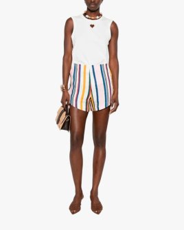 Жіночий топ Pinko Casimiro Tanktop бавовна біла 105741A326Z05