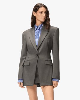 Женский пиджак Pinko Celia серый 106097A2ZTI90