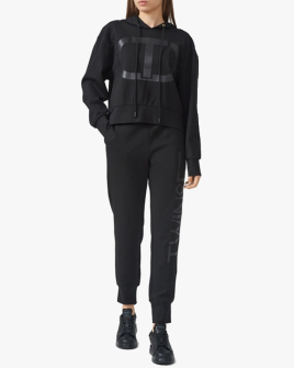 Женский спортивный костюм Twinset с логотипом Oval черный 232TP2082+232TP2621