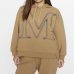 Жіночий костюм Max Mara Leisure світшот з штанами бавовна бежевий 2339260-23378608