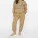 Жіночий костюм Max Mara Leisure світшот з штанами бавовна бежевий 2339260-23378608