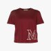 Женская футболка Max Mara Monviso с логотипом бордовый 2339760336600 13