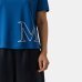 Жіноча футболка Max Mara Monviso з логотипом синій 2339760336602 15