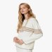 Женский джемпер Twinset с логотипом Oval T бежевый 241TP3191
