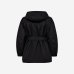 Женская парка Max Mara Circolo с капюшоном и ремнем черный 2426486018600-005