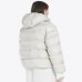 Жіночий пуховик короткий Max Mara Candia з капюшоном світло сірий 2426486058600-001