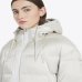 Жіночий пуховик короткий Max Mara Candia з капюшоном світло сірий 2426486058600-001