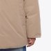 Жіночий пуховик парка Max Mara Capsula oversize з капюшоном темно бежевий 2426486078600-002