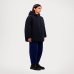 Жіночий пуховик парка Max Mara Capsula oversize з капюшоном темно синя 2426486078600-003
