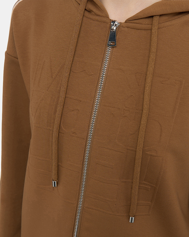 Жіночий худі Max Mara Albore бавовна коричневий 2426926018600 3