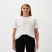 Женская футболка Max Mara Paggio с аппликацией Regular Fit белый 2426946038-001