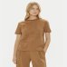 Женская футболка Max Mara Paggio с аппликацией Regular Fit коричневый 2426946038-002
