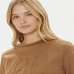 Женская футболка Max Mara Paggio с аппликацией Regular Fit коричневый 2426946038-002
