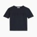 Женская футболка Max Mara Paggio с аппликацией Regular Fit синяя 2426946038-003