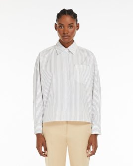 Женская рубашка Max Mara Medea хлопок белый 2515111071 000 