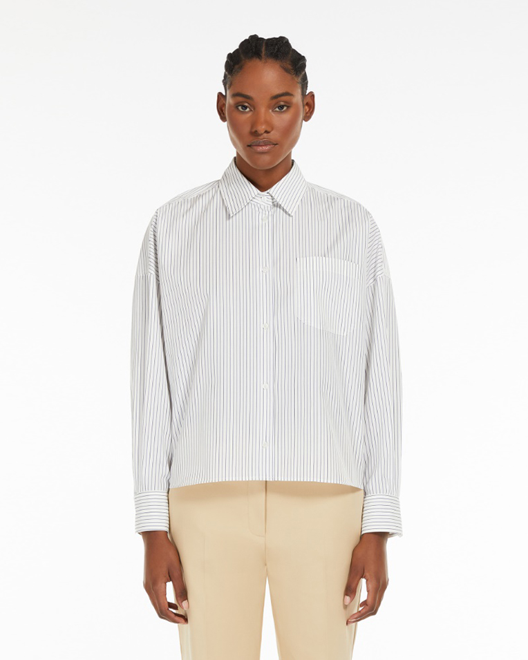 Женская рубашка Max Mara Medea хлопок белый 2515111071 000 
