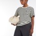 Женская футболка Max Mara Satrapo полоска белый, черный 2515971031 000 010 Женская футболка Max Mara Satrapo полоска белый, черный 2515971031 000 010