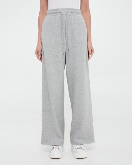 Жіночі спортивні штани Max Mara Veles з шовковою тасьмою прямі сірий 2516781097