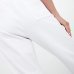 Жіночі спортивні штани на резинці Max Mara Dudy з шовковою тасьмою білий 2516781107 01