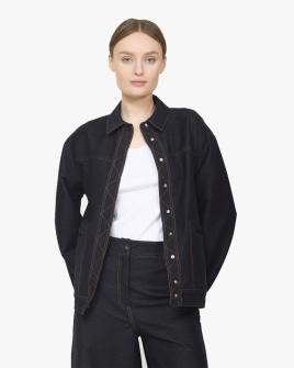 Жіночий жакет Max Mara Lepre джинсовый синий 2516911017