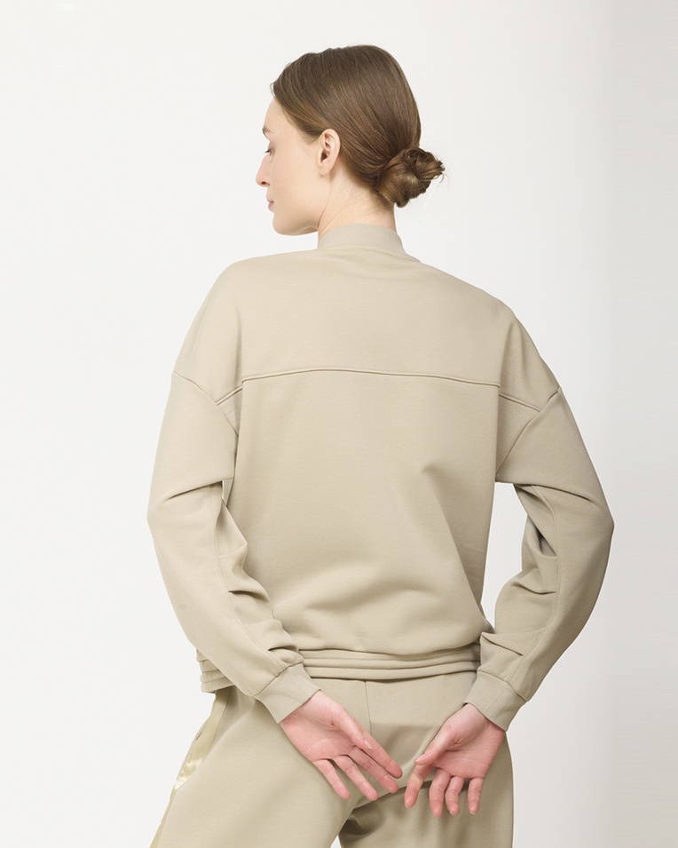 Женский худі Max Mara Dodo на молнии хлопок шелковой тесьмой хаки 2516921017