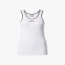 Женский топ Max Mara SAX приталенная логотип белый 2516941027 001