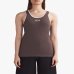 Жіночий топ Max Mara SAX приталений коричневий логотип 2516941027 003
