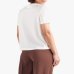 Женская футболка Max Mara UTA с логотипом белый 2516941038 001