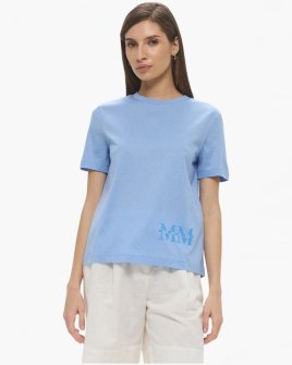 Жіноча футболка Max Mara UTA блакитний 2516941038 Жіноча футболка Max Mara UTA блакитний 2516941038