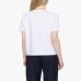 Жіноча футболка Max Mara Opunzia з логотипом білий 2516941067 001