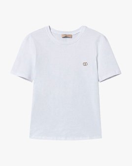 Жіноча футболка Twinset Regular Fit білий 251TP2074-00001