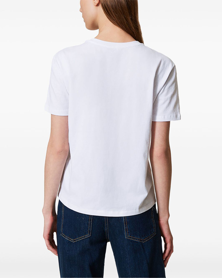 Жіноча футболка Twinset Regular Fit білий 251TP2074-00001