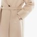 Женское пальто Max Mara Weekend Resina на пуговицах цвет бежевый 2525016031 014