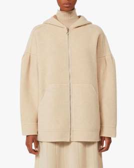 Жіночий вовняний бомбер Max Mara Weekend Sottile бежевий 25269160186001 Жіночий вовняний бомбер Max Mara Weekend Sottile бежевий 25269160186001