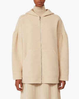 Жіночий вовняний бомбер Max Mara Weekend Sottile бежевий 25269160186001 Жіночий вовняний бомбер Max Mara Weekend Sottile бежевий 25269160186001