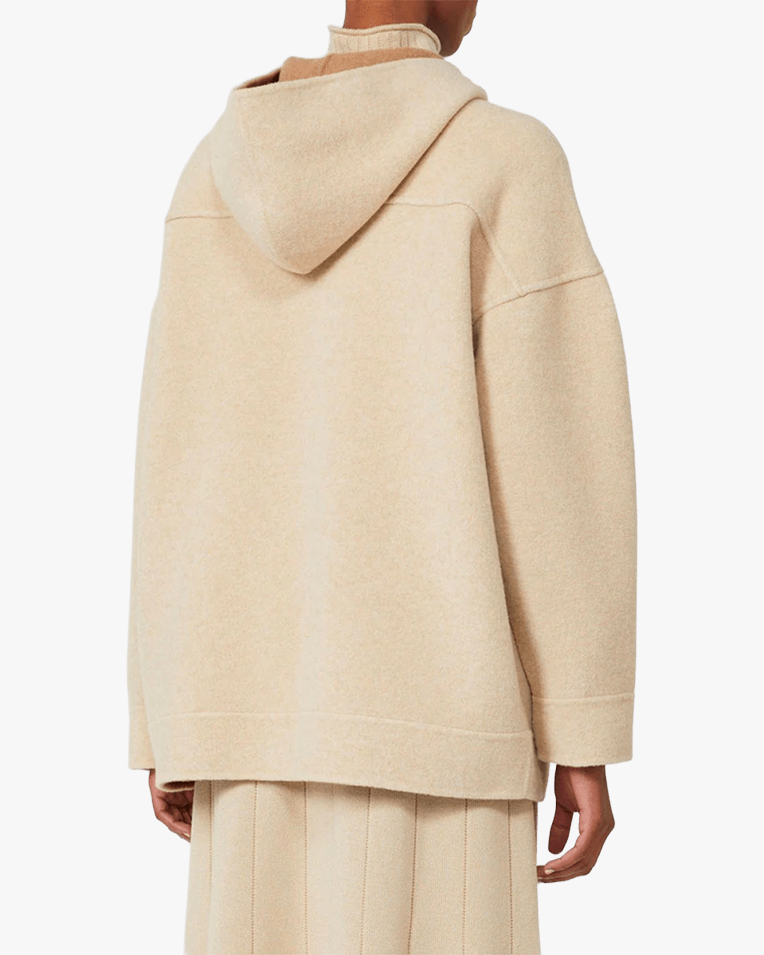 Жіночий вовняний бомбер Max Mara Weekend Sottile бежевий 25269160186001