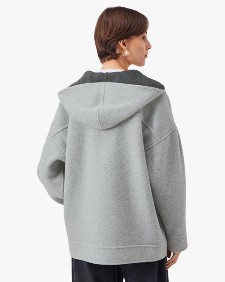 Жіночий вовняний бомбер Max Mara Weekend Sottile сірий 25269160186002