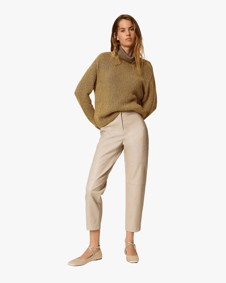 Женские штаны Twinset бежевый 252AP206112169
