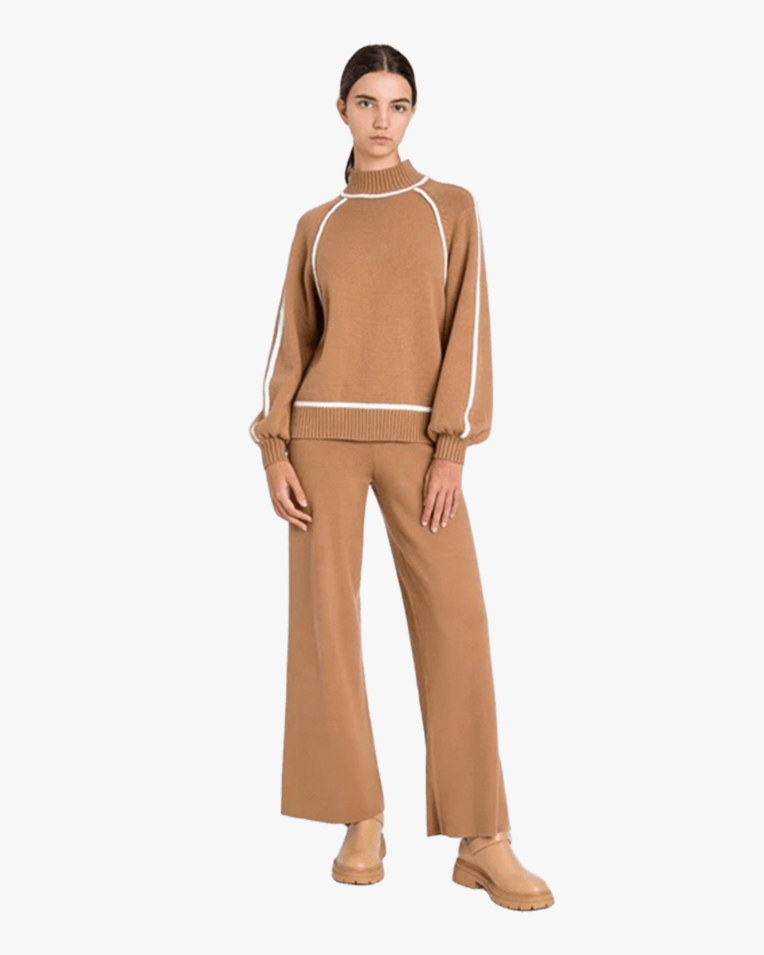 Женский костюм утепленный Twinset бежевый 252LI3NCC12725 + 252LI3NAA12725