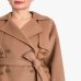 Жіноче пальто Twinset на ґудзиках колір бежевий 252TP2221 11754