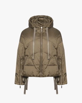 Жіноча утеплена куртка Twinset Piumino зелений 252TT2060 Жіноча утеплена куртка Twinset Piumino зелений 252TT2060