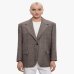 Женский жакет Max Mara Magma вискоза в клетку коричневый 2615041041001