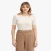 Жіночий джемпер Max Mara Gabarra з додаванням шовку молочний 26153610816001