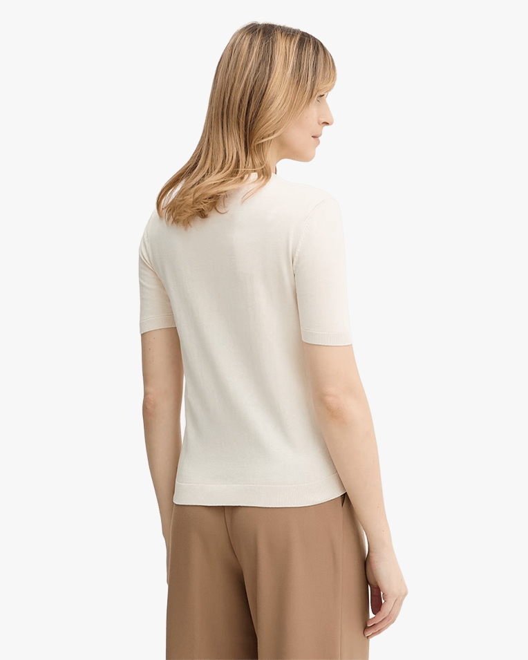Жіночий джемпер Max Mara Gabarra з додаванням шовку молочний 26153610816001