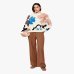 Женский свитер Max Mara Celebre хлопок белый с принтом 26153611716002