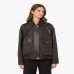 Женская куртка Max Mara Weekend Gigante кожа коричневая 2615441061002