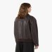Женская куртка Max Mara Weekend Gigante кожа коричневая 2615441061002